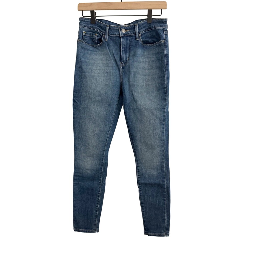 Levi Strauss Mid Rise Skinny Jeans Blue Size 8